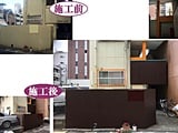 福岡市博多区　ビル 塀塗装工事